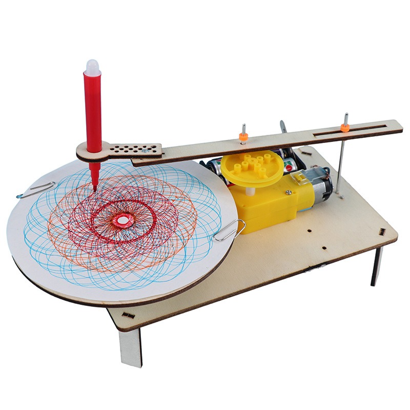 Diy Electronics Tool Kit - 1-3Pcs DIY Wooden Electric Plotter Drawing