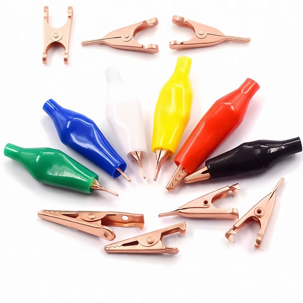 Crocodile Clip Set - Durable Pure Copper Crocodile Clip Set