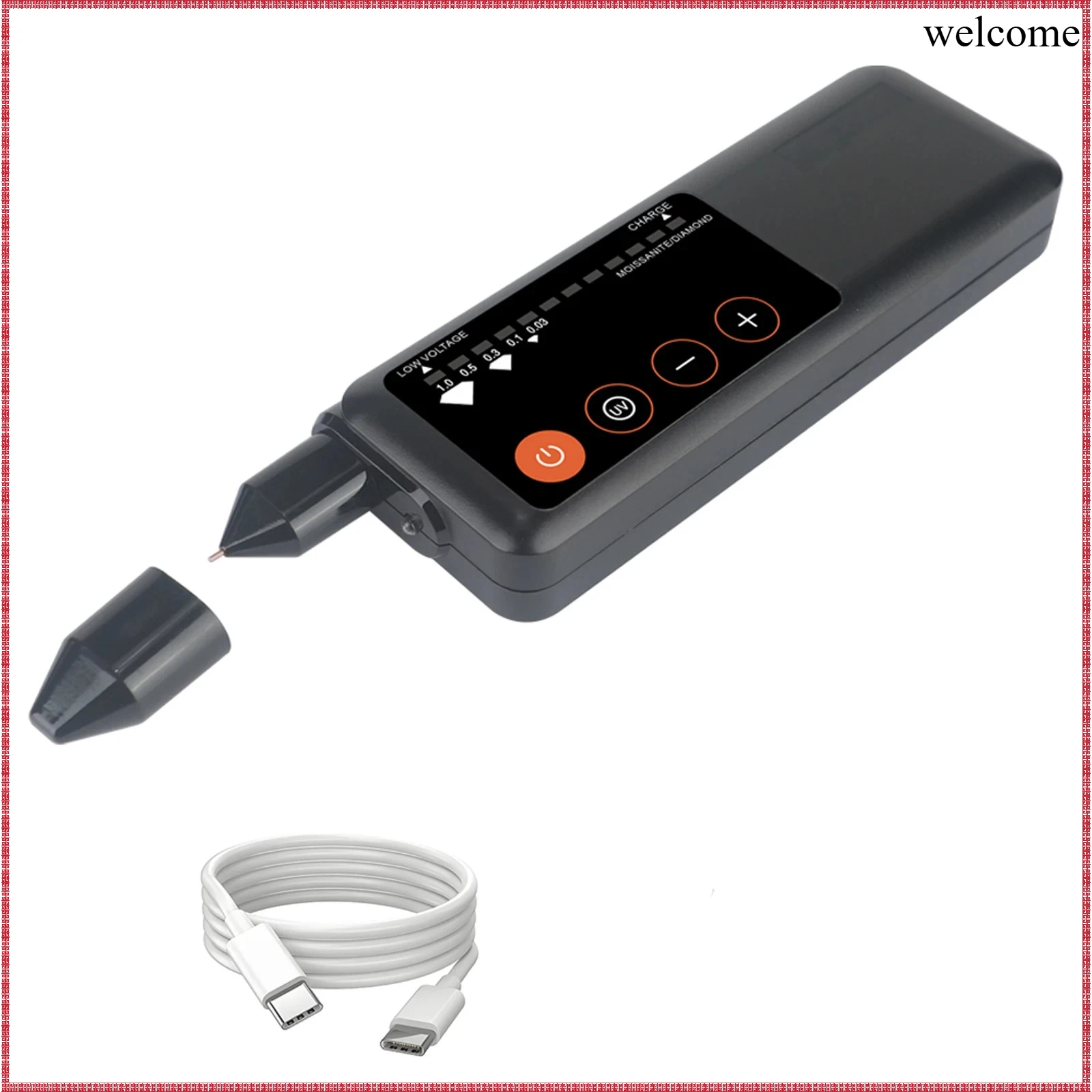 Rechargeable Diamond Tester Pe - Diy Electronics Tool Kit ulasan dan harga