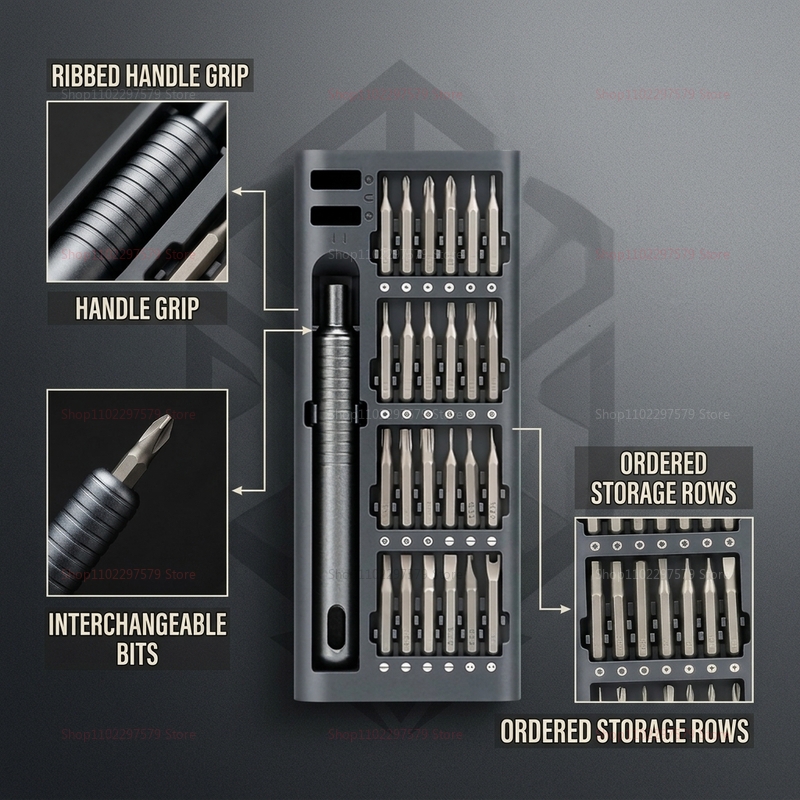 51Pcs Precision Screwdriver Se - Diy Electronics Tool Kit ulasan dan harga