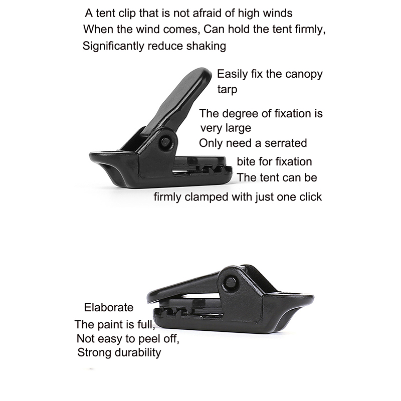 10 PCS Awnings Plastic Clip Ca - Crocodile Clip Set ulasan dan harga