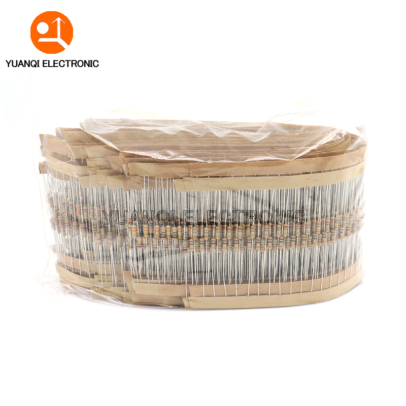 2500pcs 1/4W Carbon Film Resis - Resistor Kit 1 4W ulasan dan harga