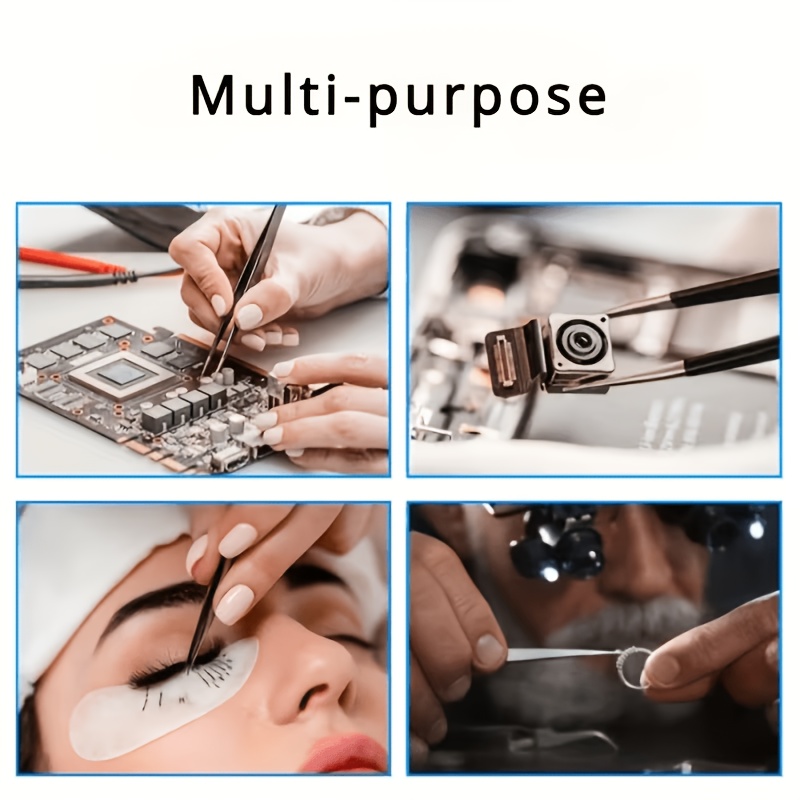 10Pcs ESD Anti‑Static Tweezers - Diy Electronics Tool Kit ulasan dan harga
