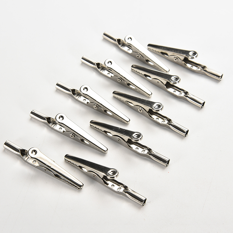 【AD】10PCS/Set Stainless Steel  - Crocodile Clip Set ulasan dan harga