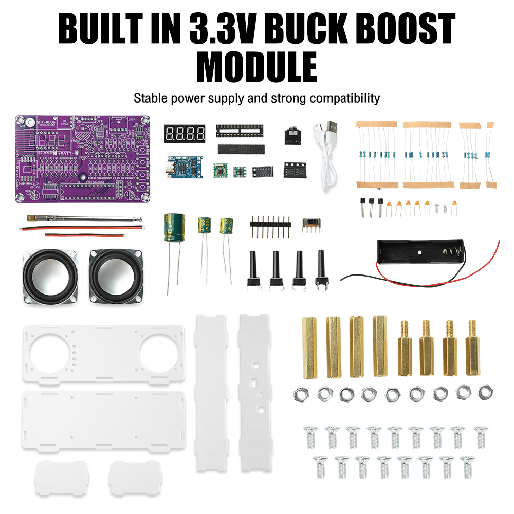 87.5-108MHz Dual-Channel FM Ra - Diy Audio Electronics Projects ulasan dan harga