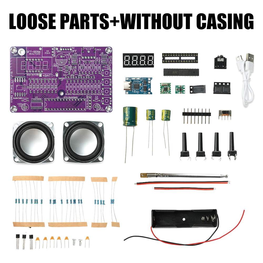 87.5-108MHz Dual-Channel FM Ra - Diy Audio Electronics Projects ulasan dan harga