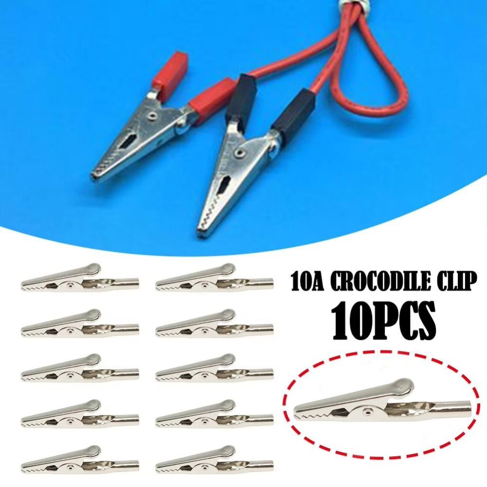 10Pcs/Set Durable 51mm 10A All - Crocodile Clip Set ulasan dan harga