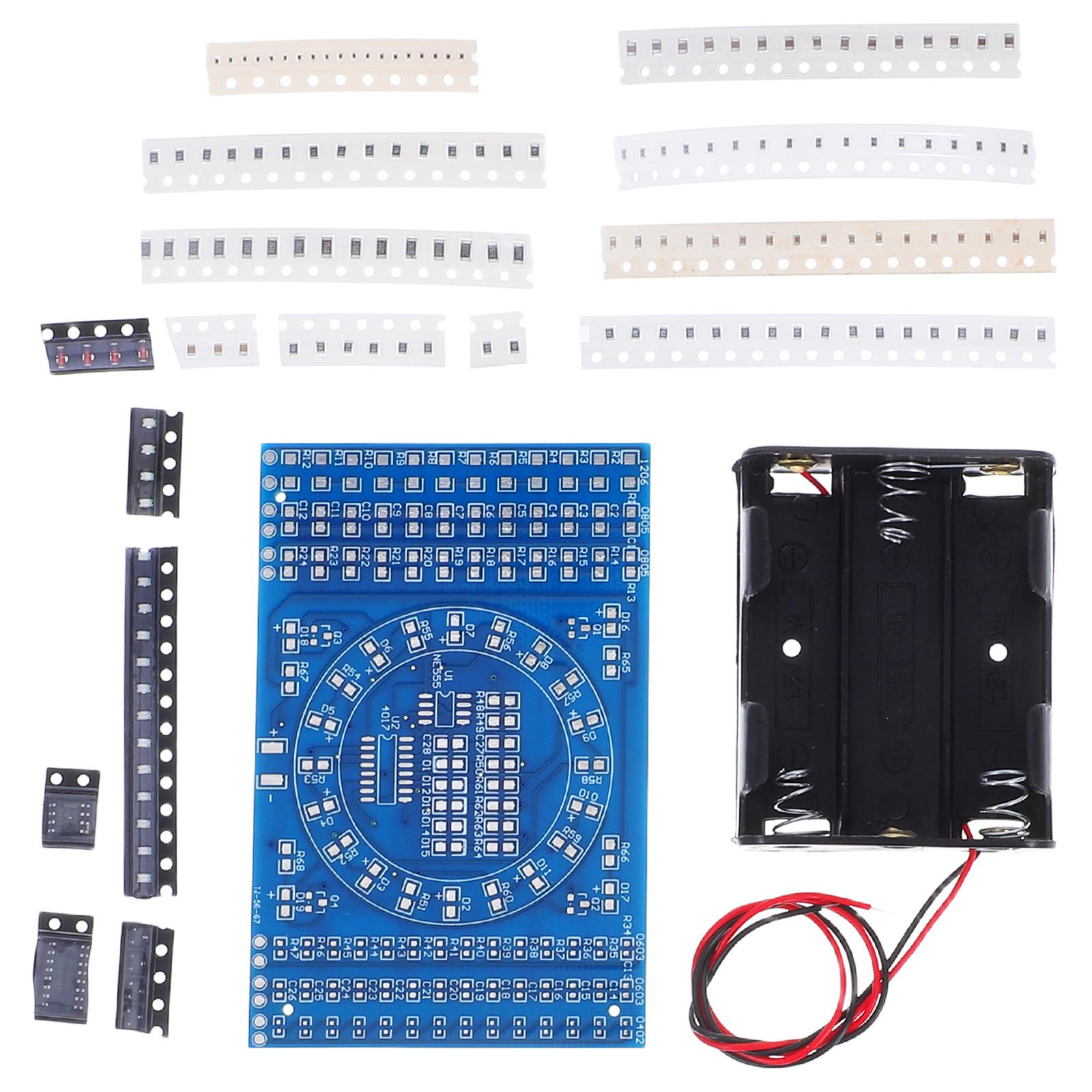 1Set Flowing Water Light Solde - Diy Electronics Kits For Beginners ulasan dan harga