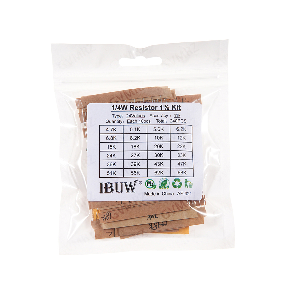 1/4W 1/2W 1W 2W 3W 1.5R 47R 12 - Resistor Kit 1 4W ulasan dan harga