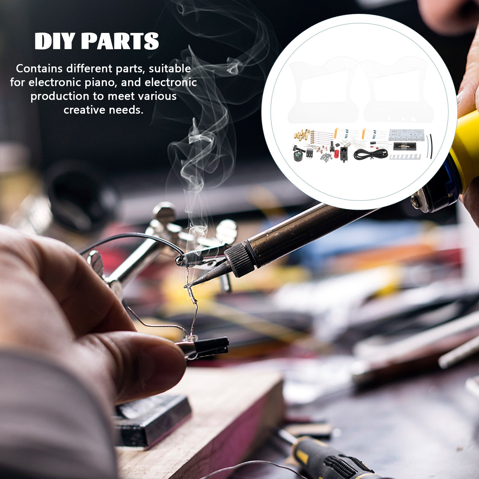 1Set Electronic Harp DIY Solde - Diy Electronics Kits For Beginners ulasan dan harga