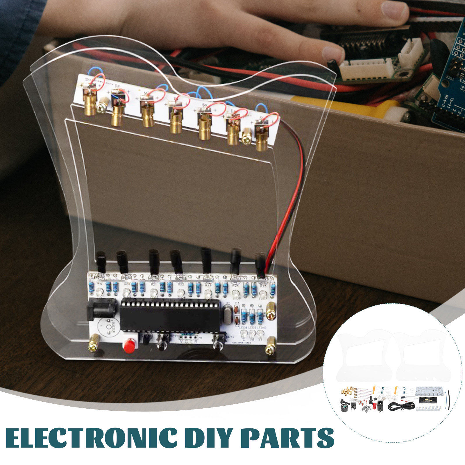 1Set Electronic Harp DIY Solde - Diy Electronics Kits For Beginners ulasan dan harga