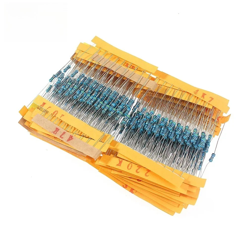 500PCS 1% 1/4W Metal Film Resi - Resistor Kit 1 4W ulasan dan harga
