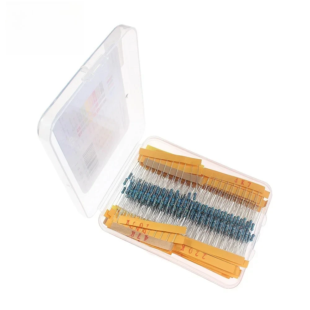 500PCS 1% 1/4W Metal Film Resi - Resistor Kit 1 4W ulasan dan harga
