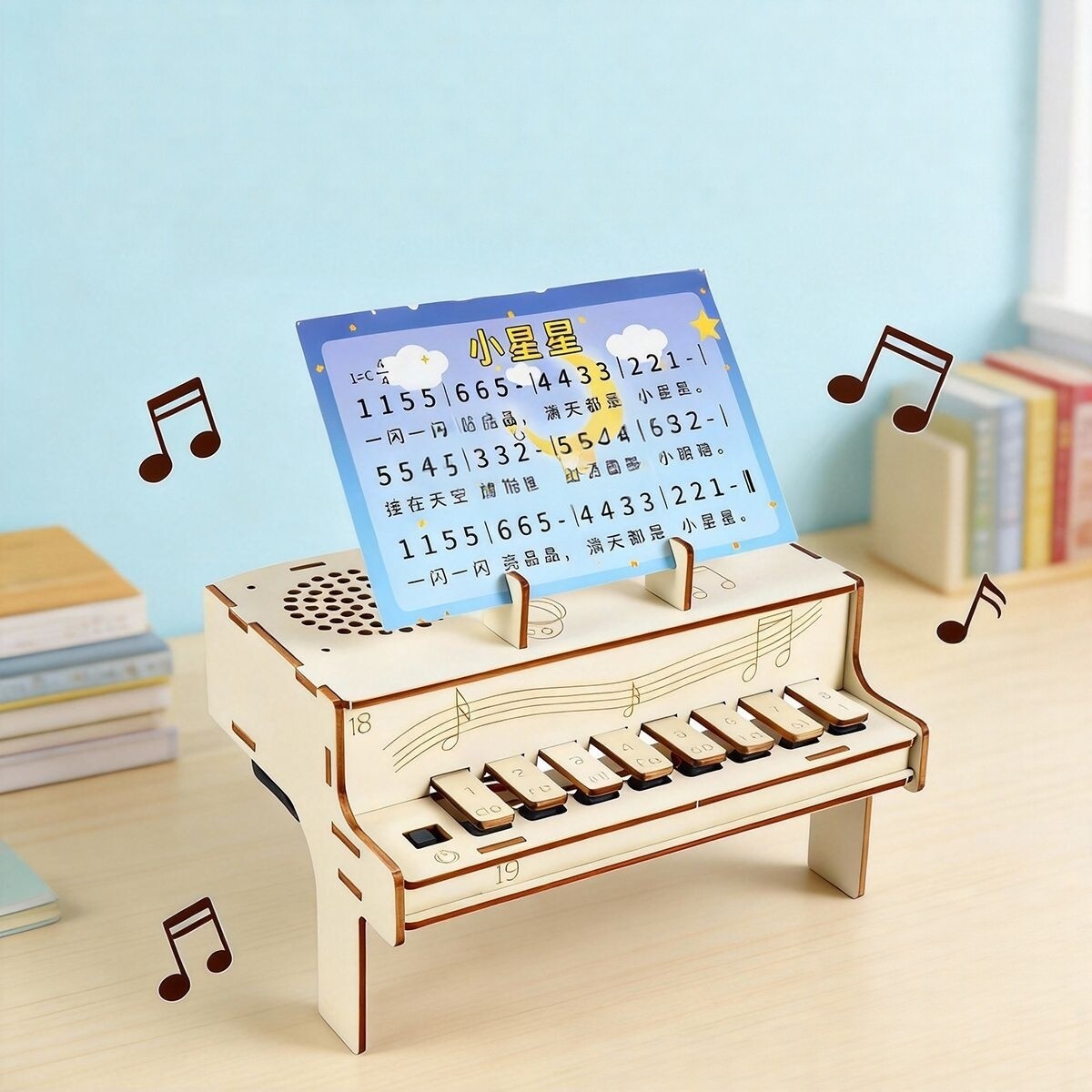 DIY Wooden Electronic Piano Mo - Diy Electronics Gadget ulasan dan harga