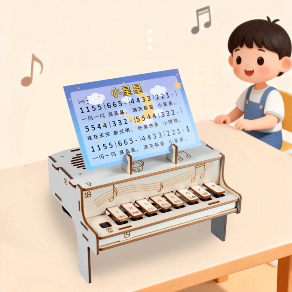 DIY Wooden Electronic Piano Mo - Diy Electronics Gadget ulasan dan harga