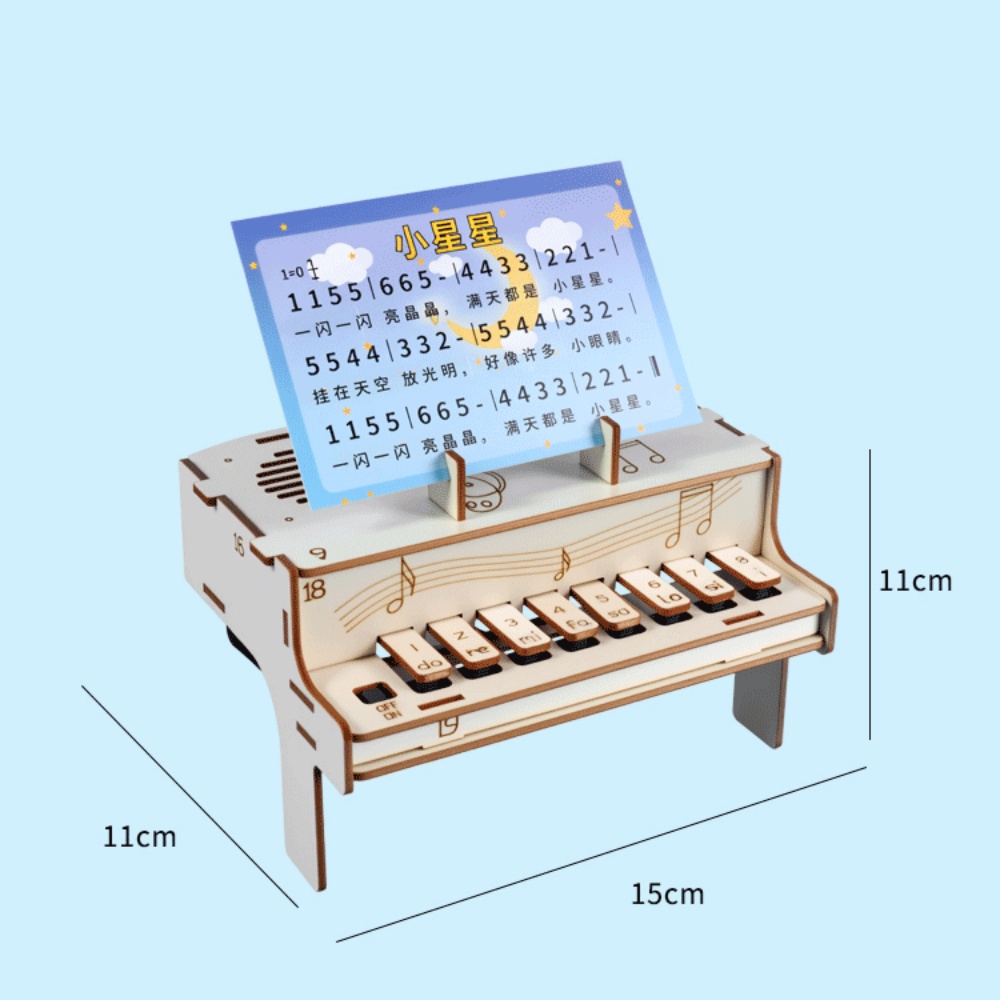 DIY Wooden Electronic Piano Mo - Diy Electronics Gadget ulasan dan harga
